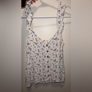 Small American Eagle Floral Tank Top